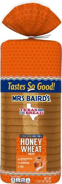 Mrs baird's honey wheat bread