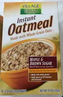 Instant oatmeal