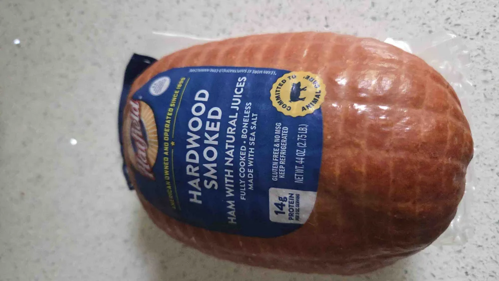 Hardwood smoked ham