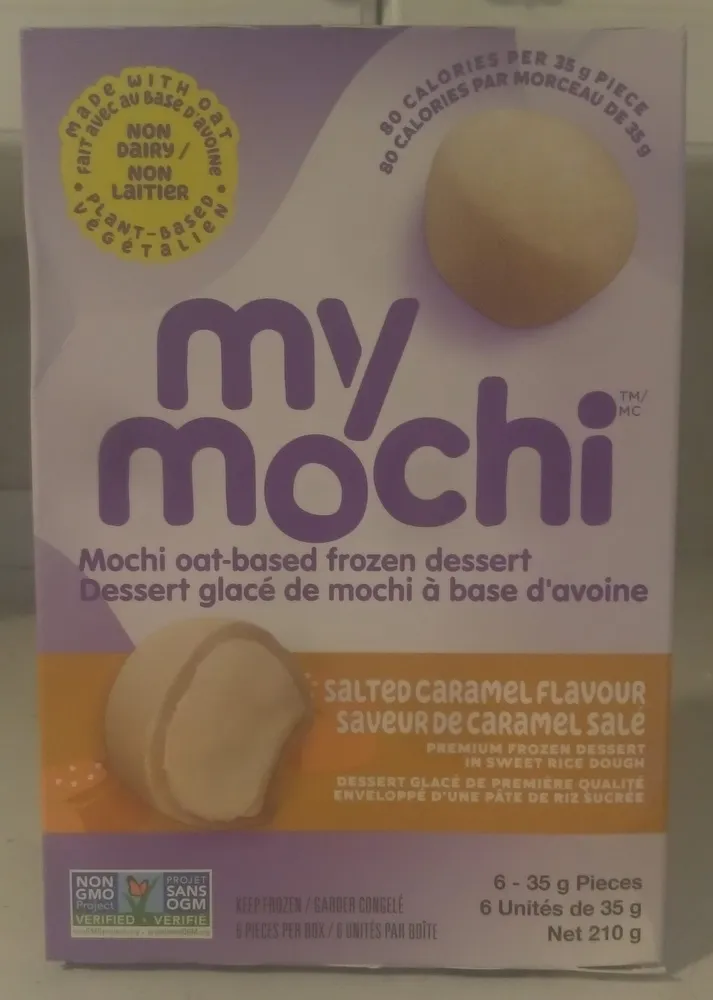 Salted Caramel Flavour Mochi Oat-Based Frozen Dessert
