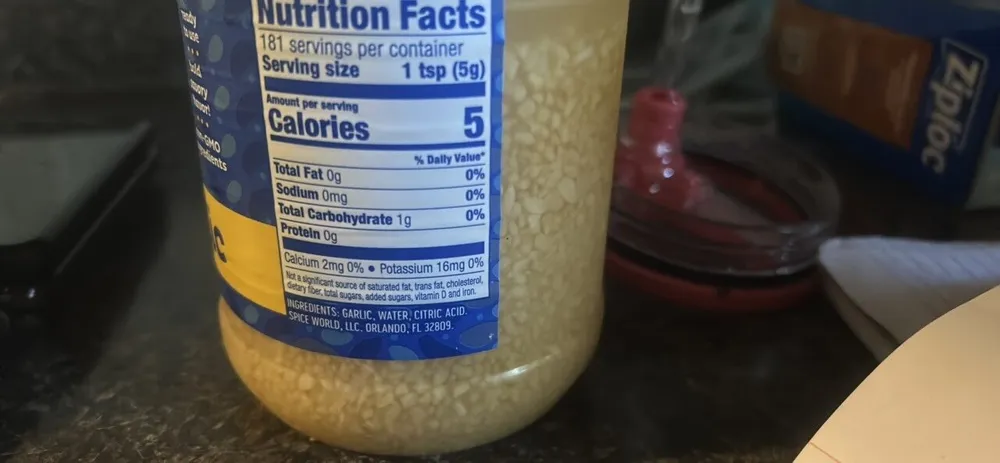 minced garlic