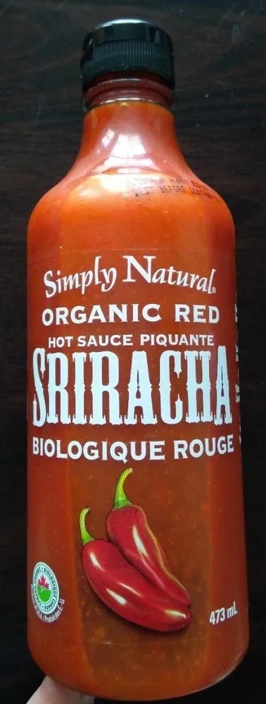 Sriracha biologique rouge