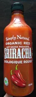 Sriracha biologique rouge