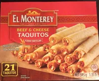 Beef and cheese Taquitos