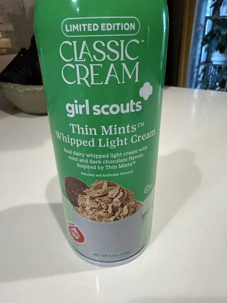 Thin Mints Whipped Light Cream