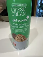 Thin Mints Whipped Light Cream