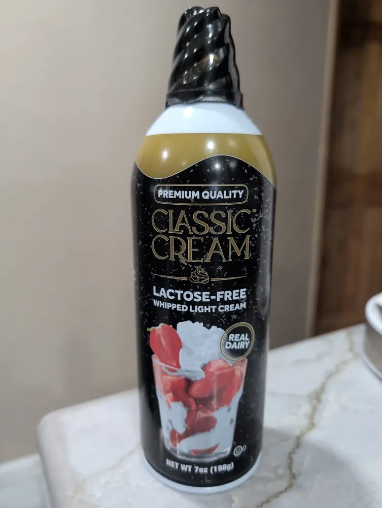 Lactose Free Whipped Light Cream