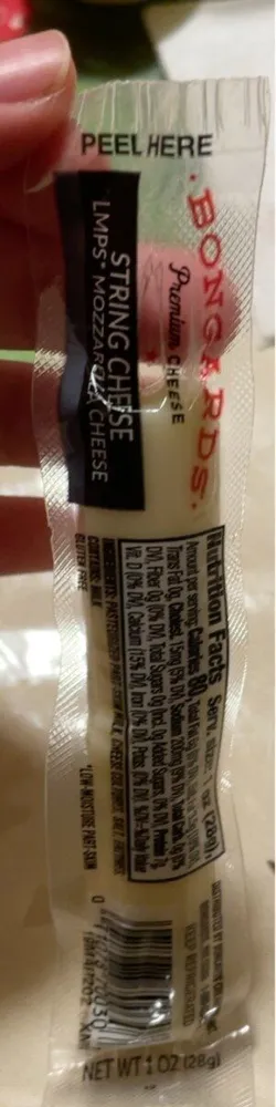 STRING CHEESE CLMPS' MOZZARELLA CHEESE