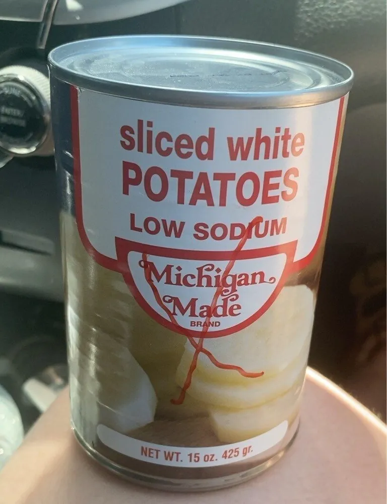 Sliced White Potatoes