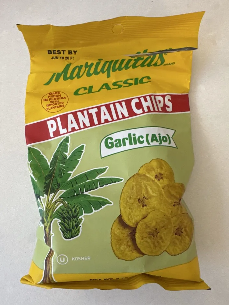 Plantain Chips, Garlic (Ajo) Flavor