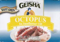 Octopus in sunflower oil