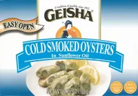 Cold Smoked Oysters in Sunflower Oil