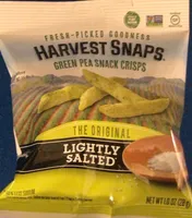 HARVEST SNAPS Lightly Salted Crispy Baked Veggie Snacks