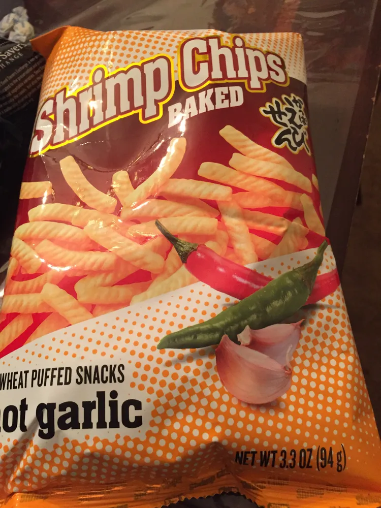 Shrimp chips Hot Garlic CALBEE