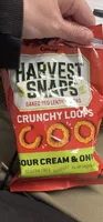 HARVEST SNAPS CRUNCHY LOOPS SOUR CREAM & ONION