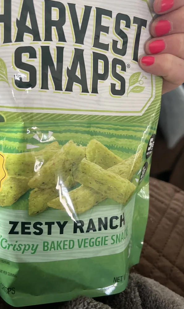 HARVEST SNAPS Zesty Ranch Crispy Baked Veggie Snack