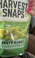 HARVEST SNAPS Zesty Ranch Crispy Baked Veggie Snack