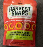 Harvest Snaps crunchy loops , Sour Cream & Onion