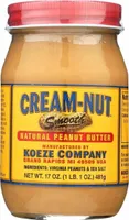 CREAM-NUT Smooth Natural Peanut Butter
