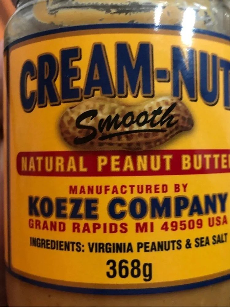 Cream-Nut Natural Peanut Butter