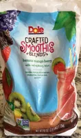 Banana mango berry crafted smoothie blends