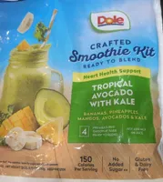 Crafted Smoothie Kit Tropical Avocado With Kale