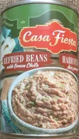 Refried Beans with Green Chile