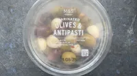 Greek olives with garlic, pimento and jalapeño
