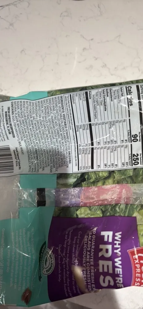 SALAD KIT CAESARLITE