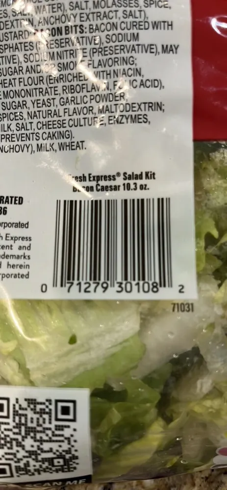 Salad Kit Bacon Caesar