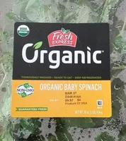 Organic baby spinach