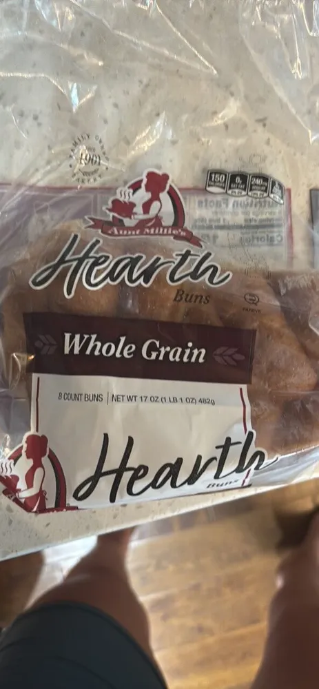 Hearth Buns Whole Grain