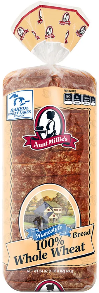 100% whole wheat bread