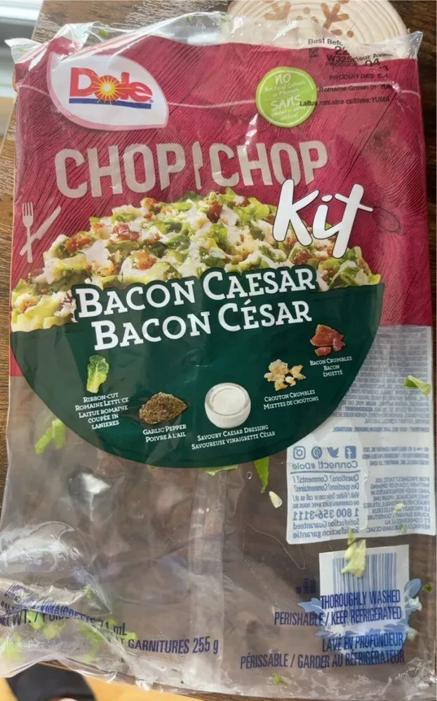Chop chop bacon caesar salade