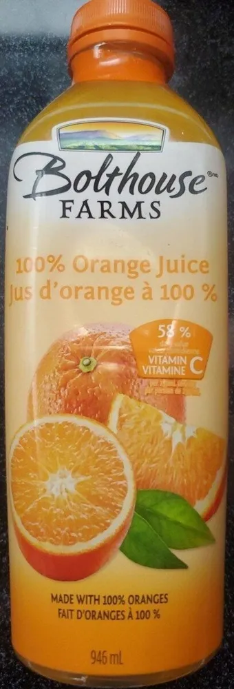 Jus d'orange à 100