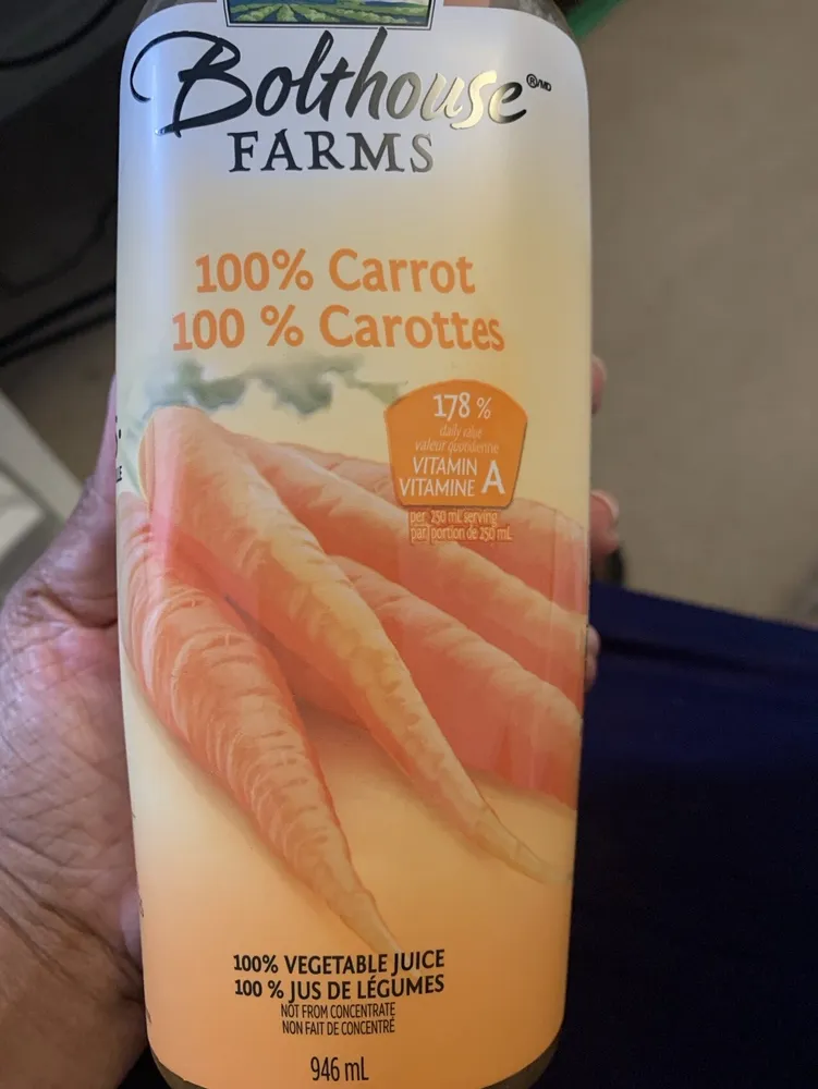 100% vegetable juice