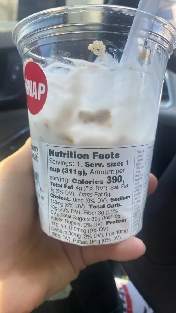 SNAP Berry Parfait