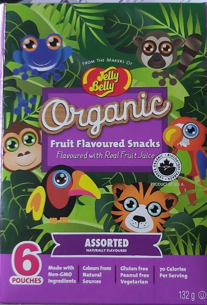 Organic fruit snacks