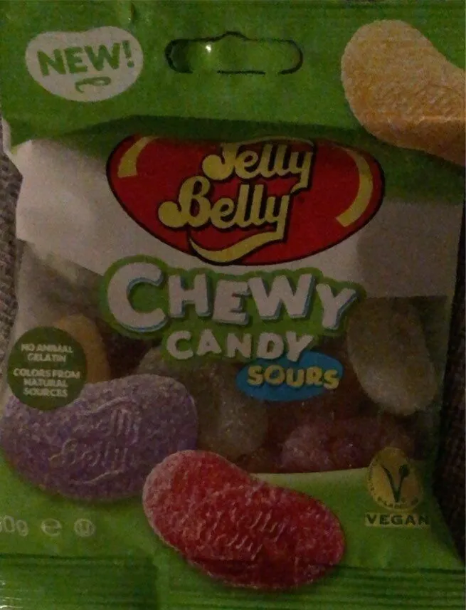 Jelly Belly CHEWY CANDY ASSORTED SOURS 90 SHEF VAN