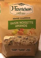 Muesli Tradition Raisin Nousette Amande