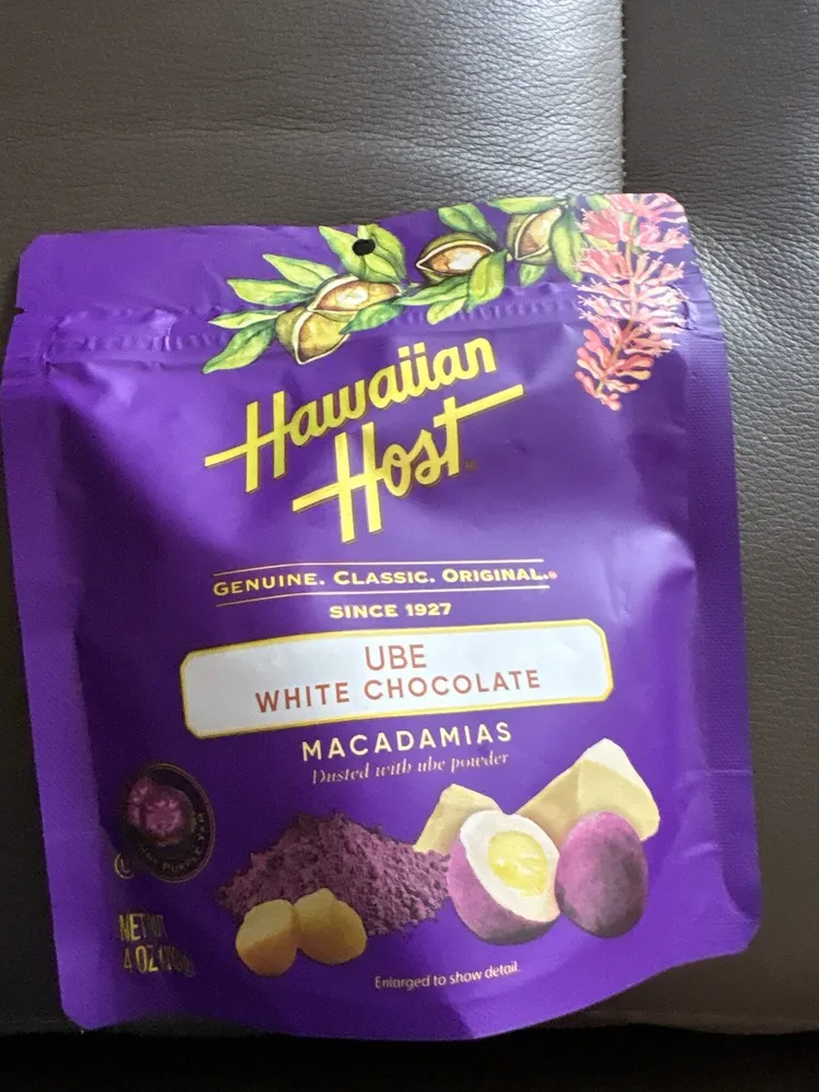 Ube White Chocolate Macadamias