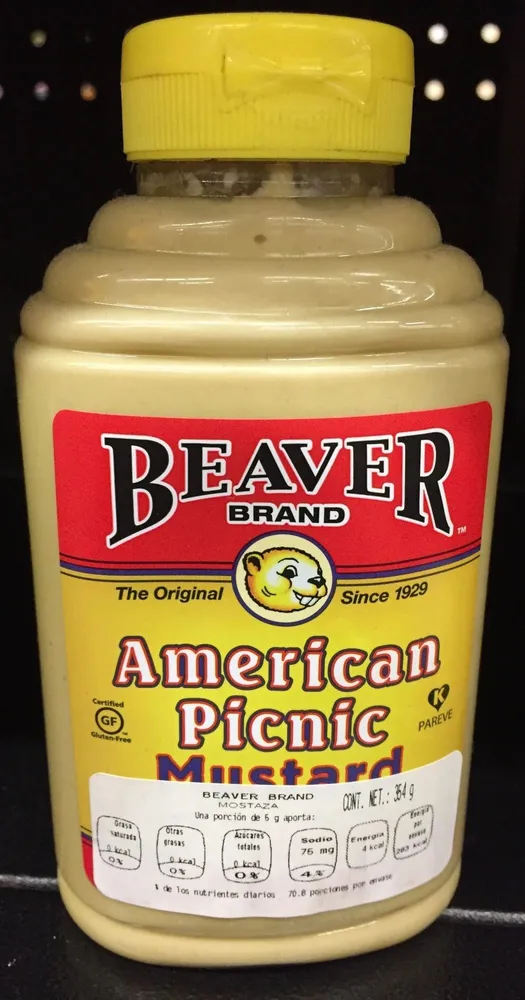 Mostaza American Picnic  Beaver Brand