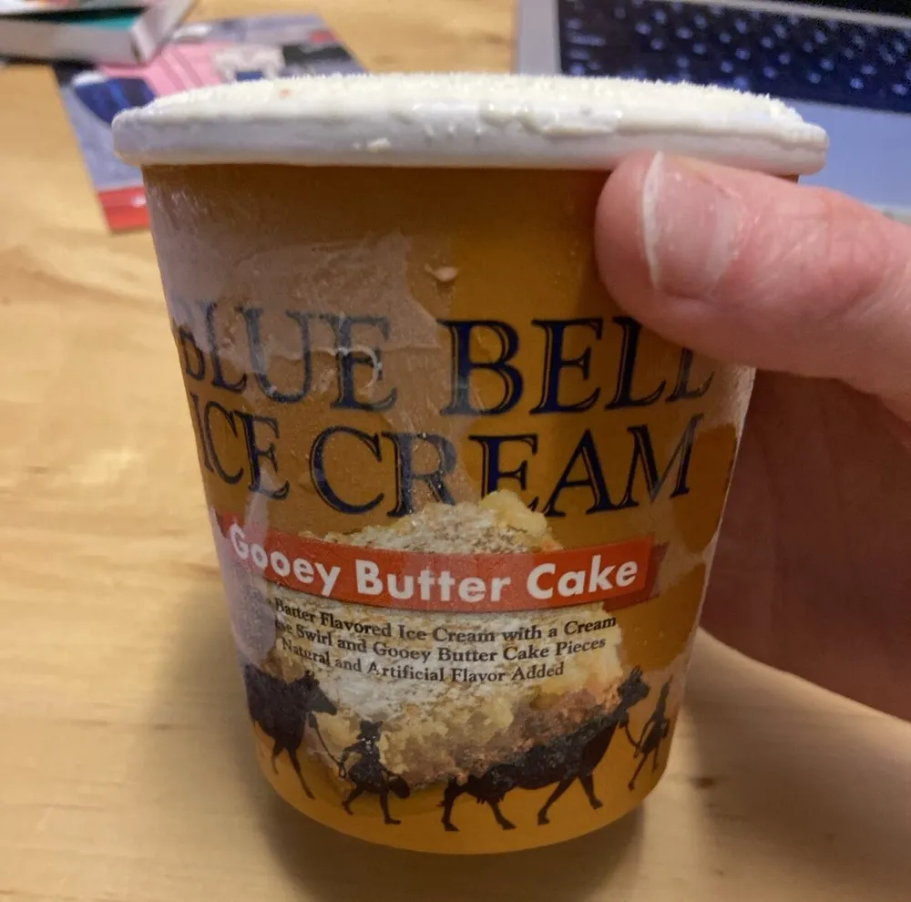 Gooey Butter Cookie Ice Cream