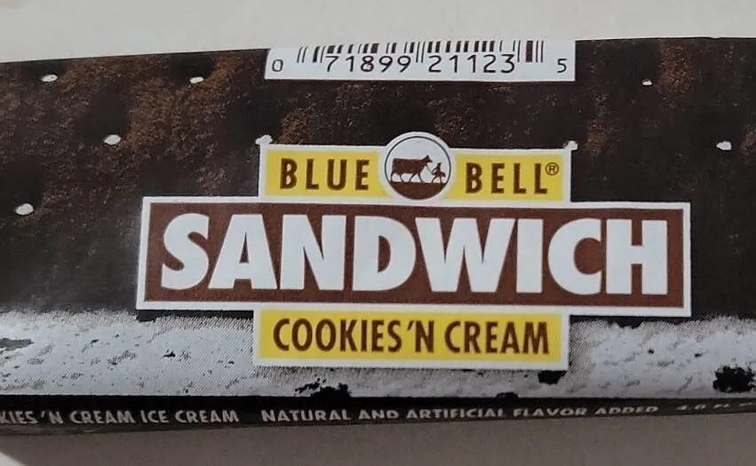 Cookies 'N Cream Sandwich