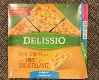Thin Crispy Crust Pizza Hawaiian