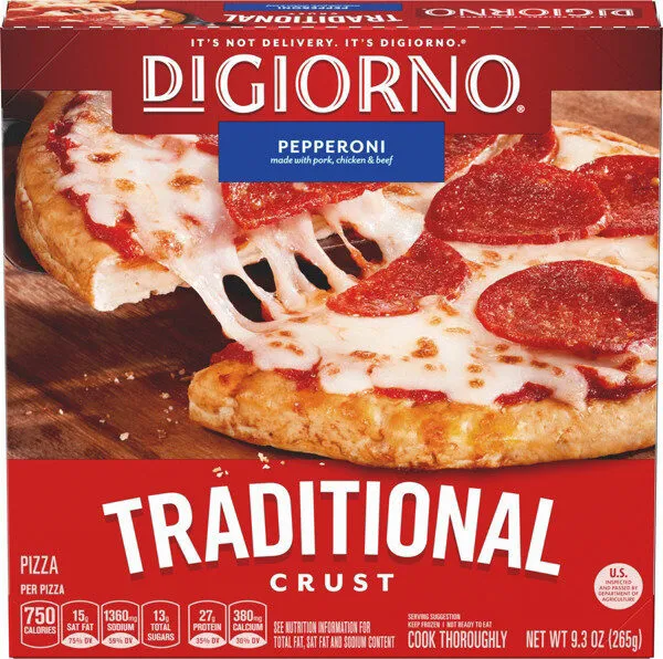 Personal Size Pepperoni Hand-Tossed style crust pizza