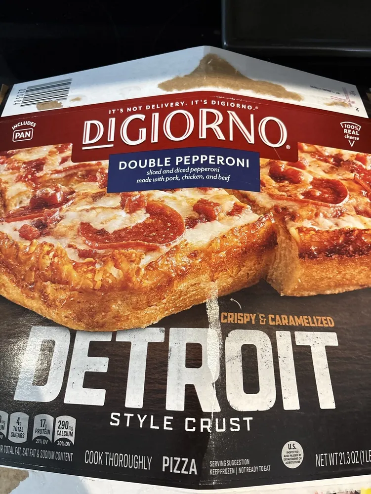 Detroit Style Crust Double Pepperoni Pizza