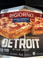 Detroit Style Crust Double Pepperoni Pizza