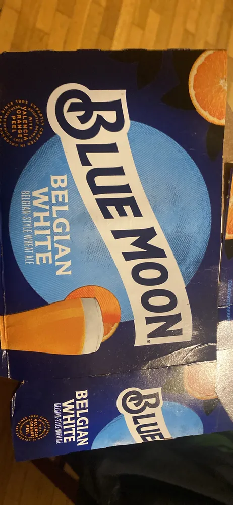 Blue Moon Belgian White Wheat Ale Beer Bottles - 6 CT