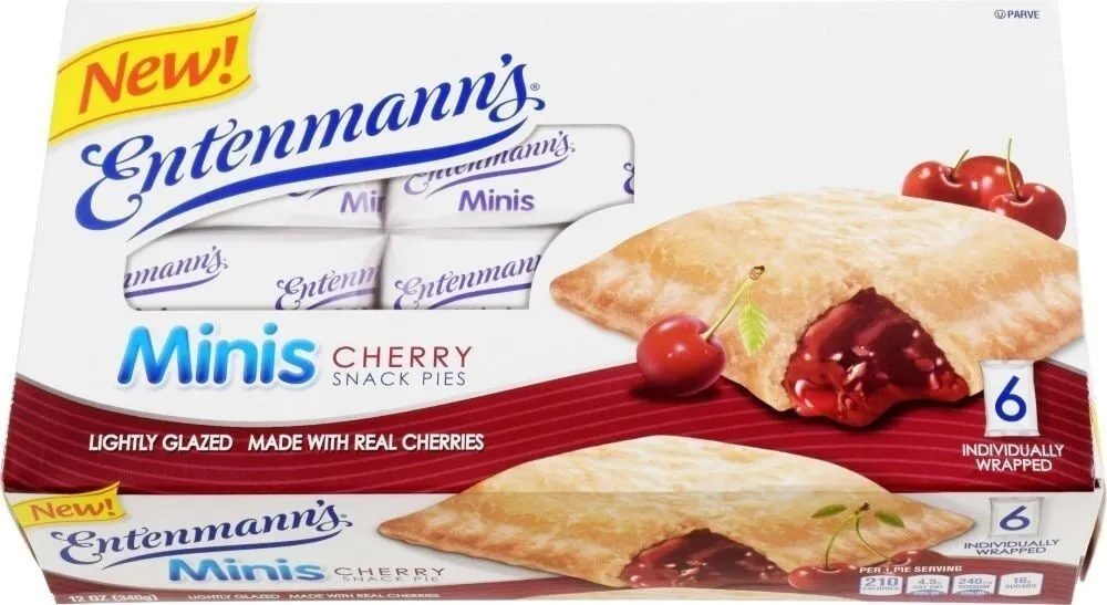 Cherry mini snack pies